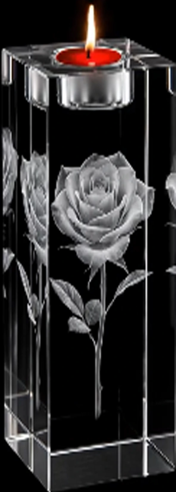 Bougeoir cristal – 50×150×50mm